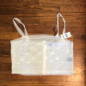 Ralph Lauren crop cotton tank